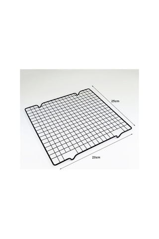 Ulzyvf Soğutma Siyah Raf, Çelik Kek Kurutma Ağı, 3'lü Set, Karbon Ekmek Rafı Siyah