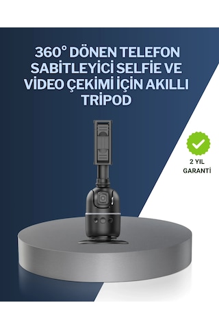 Ceylan Adam Canlı Yayın Ve Video Çekimleri İçin Otomatik Yüz Takipli Masaüstü Gimbal