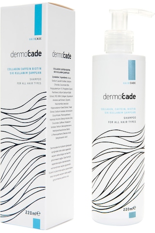 Dermocade Collagen Caffein Biotin Sık Kullanım Şampuanı 220 ML