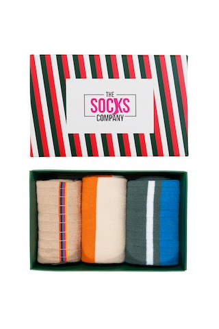 The Socks Company 3'lü Desenli Kadın Çorap Set 23kdcr178p Çok Renkli