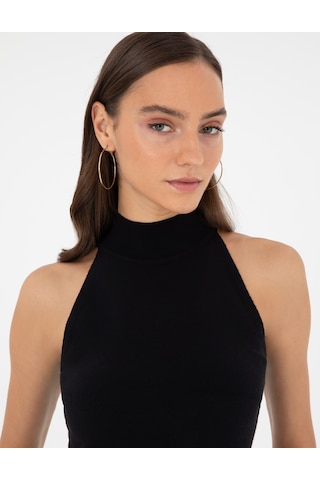 Pierre Cardin Kadın Siyah Bluz Triko 50296460-vr046 Siyah