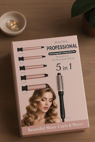Beautiful Professional 5 in 1 Hava Üfelemeli Şaç Maşası