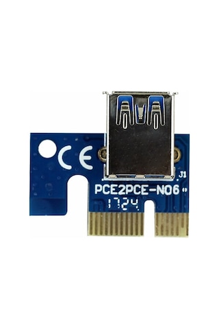 Mini Pcı-E Usb Molex Yükseltici Kart Bitcoin-Mining-Crypto