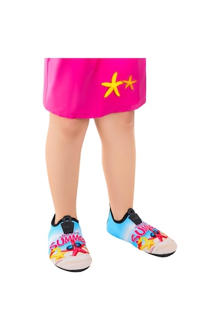 Kiko Kids Summer Havuz Plaj Kız Çocuk Deniz Ayakkabısı 7531 Mavi Mavi