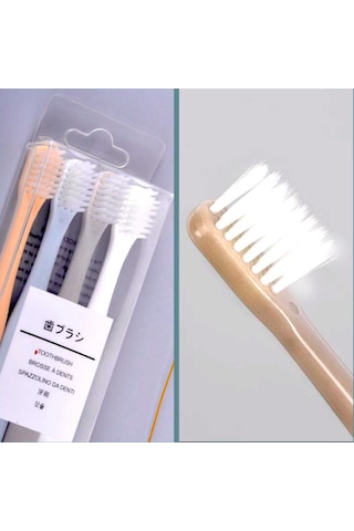 Omeniv Minimal Hassas Soft Diş Fırçası Muji Tarz Set 4 Adet