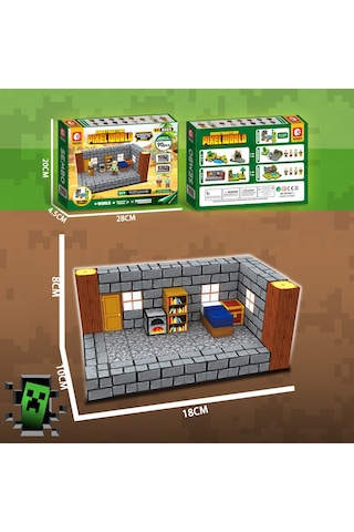 Sembo Block Pixelworld Serüven Manyetik Mıknatıslı Yapı Bloğu Seti 90 Parça