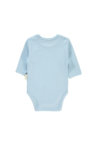 Civil Baby Bebek Organik Çıtçıtlı Badi 0-18 Ay Mavi 14330R020SS1 Mavi