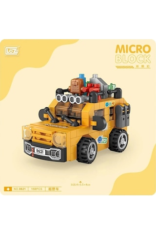 Loz Arazi Aracı 150 Parça Block Oyuncak-mini Poşet
