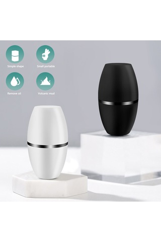 Hangfox Siyah Kare Volkanik Taşlı Yüz Yağını Absorb Edici Roller - Pore Küçültme Ve Uzun Süreli Makyaj Sağlama