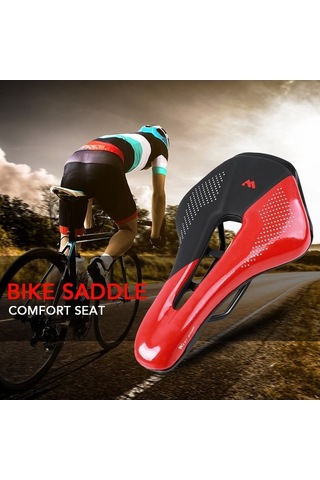 Novahub Hafif, Nefes Alabilir Bisiklet Seleği - Uzun Süreli Konfor Ve Dayanıklılık Beyaz Beyaz