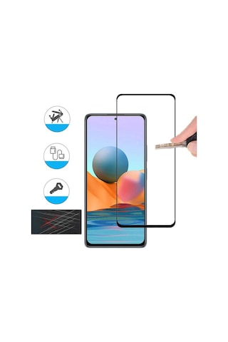 Nourthkiingdom Xiaomi Poco M5s Uyumlu Kenarları Kırılmaya Dayanıklı Cam Ekran Koruyucu
