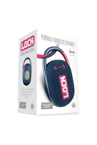 Powerway Lock Taşınabilir Bluetooth Hoparlör