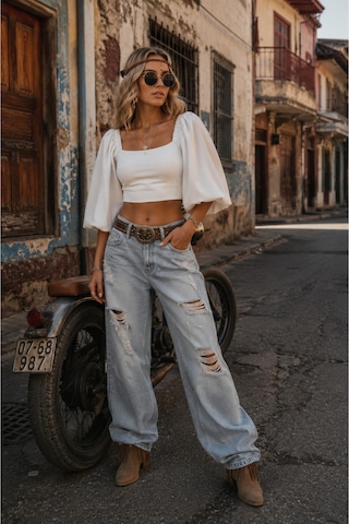 Na Addesıgn Urban Bohem Crop Sırt Dekolteli Zamansız Şık Tasarım Siyah Ve Beyaz Renk Seçeneği