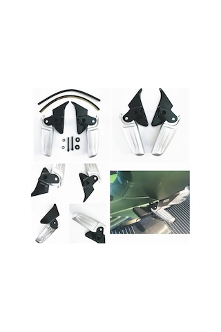 Synodicmonth Piaggio Vespa Spring Primavera Lx Lxv 150 125 A İçin Motosiklet Katlanır Pedallar Motosiklet Modifiye Ayak Pedalları