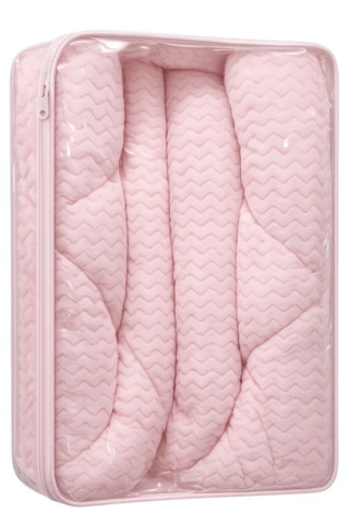 Fashion Tek Kişilik Mikro Zigzag Yorgan Takımı Konforlu, Yumuşak Dokulu 155x215 Pudra Pembe