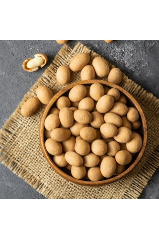 Süt Mısır Soslu Çıtır Kaplamalı Fırınlanmış Yer Fıstığı Kuruyemiş 200 Gr Atıştırmalık 200 G
