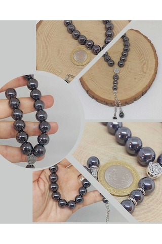 Yasamtohumu Hematit Taşı 17lik Efe Tesbih 11mm 55996 Çok Renkli