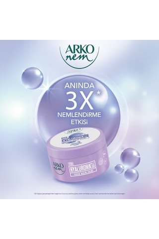 Arko Nem Hyaluronik Asit İçerikli Yoğun Bakım Kremi 2 x 250 ML