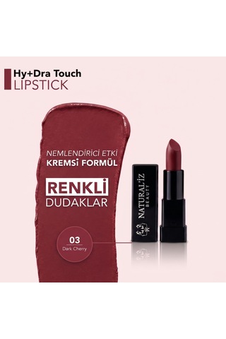 Hydra Touch Doğal Nemlendirici Ruj Dark Cherry 03