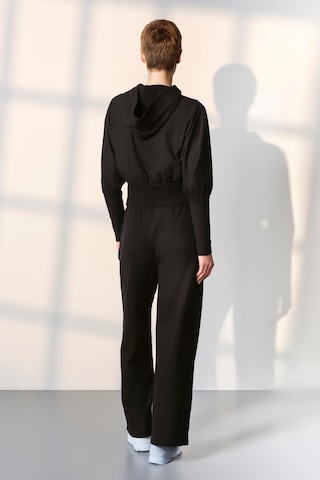 Doreanse Kadın Siyah Kapşonlu Eşofman Pijama Takımı 25k4045-standart Siyah