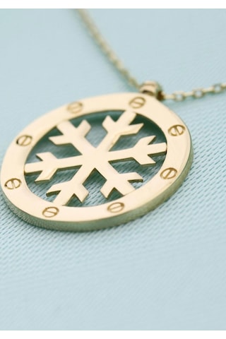 14k Altın Kartanesi Kolye 4n28319 Sarı