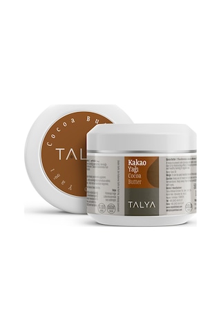 Talya Soğuk Sıkım %100 Saf ve Doğal Katı Kakao Yağı 50 ML