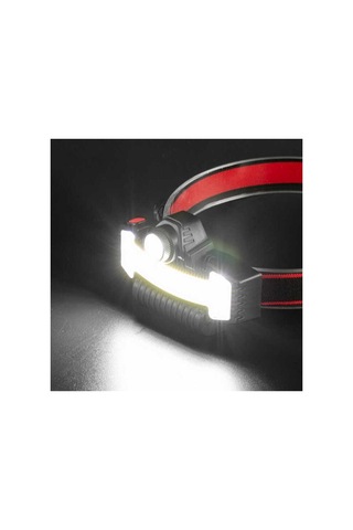 Panther Pt-5685 Usb Şarjlı Kafa Lambası 1000 Lumen Zoomlu Cob Led Işık Siyah