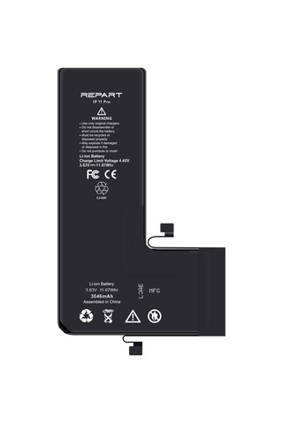 İphone 11 Pro Uyumlu Güçlendirilmiş Yüksek Kapasite Batarya - 3400 Mah