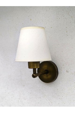 Shimmer Duvar Apliği Eskitme Gold Krem Başlıklı Krem