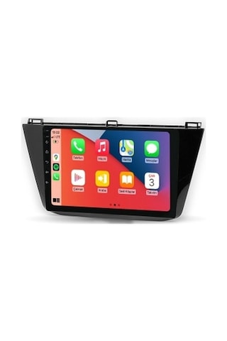 Volkswagen Tiguan 2016-2023 4gb Ram 32gb Hafıza 4 Çekirdek Carplay Kamera Android Multimedya 9"