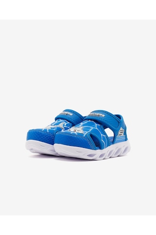 Skechers Hypno-splash Küçük Erkek Çocuk Mavi Işıklı Sandalet 400612n Blu Mavi