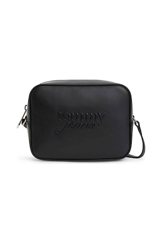 Tommy Hilfiger Kadın Marka Logolu Günlük Kullanıma Uygun Siyah Omuz Çantası Aw0aw18451 Bds-13631 Siyah