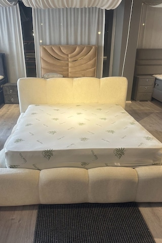 Aloe Vera Fermuarlı Yatak Kılıfı, Yatak Pedi&şiltesi Kılıfı, Yıkanabilir, Beyaz.yükseklik Belirtiniz.