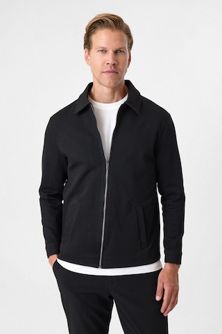Back And Bond Siyah Regular Fit Fermuarlı Diagonel Mont Çok Renkli