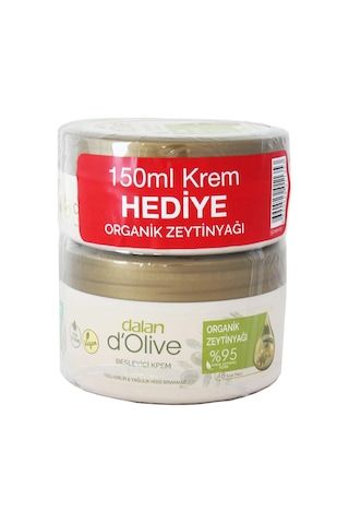 Dalan D'olive Besleyici Organik Zeytinyağlı Besleyici Krem 250 ML + Zeytinyağlı Besleyici Krem 150 ML