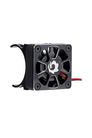 Samdoo Trx-4 Scxı10 Rc4wd Tırmanma Arabaları İçin 540/550 Motor Soğutucu Fanı Çift Kilitli Ve Adaptör Kablolu Siyah