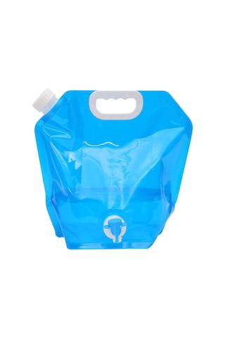 Geeksen 10l Mavi Çevre Dostu Katlanabilir Su Depolama Çanta, Yemek Dereceli Malzeme, Valfli,野营 Ve Araç İçin Taşınabilir Su Kutusu Mavi