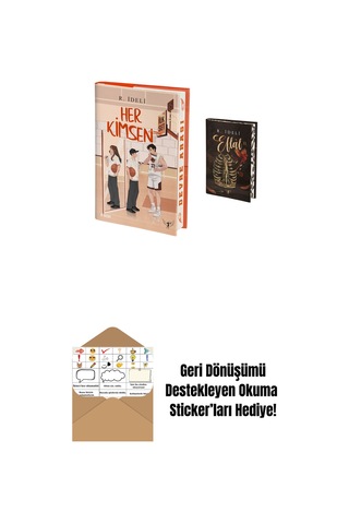 Her Kimsen - İlk Set Ciltli + Eflâl 2 Ciltli + Okuma Sticker'ları