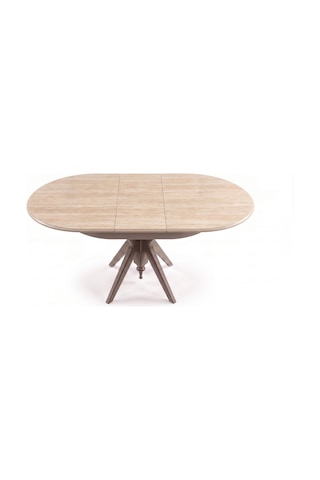 Vintera Traverten Açılır Oval Mutfak Masası 80x120