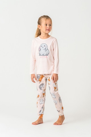Rolypoly Kız Çocuk Pembe Pijama Takım Rp3775-c-v2 Pembe