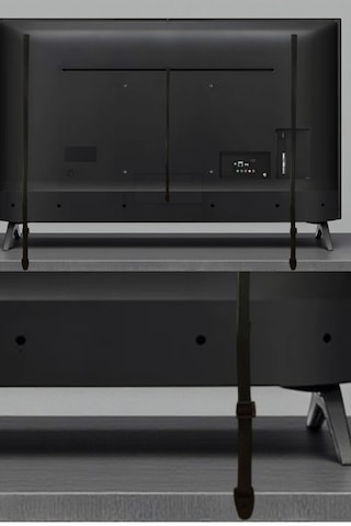 Cırt Bantlı Lcd Led Plazma Tüplü Tv Askısı Dolap Sabitleme Bebek Çoçuk Koruma Deprem Güvenlik Kemeri