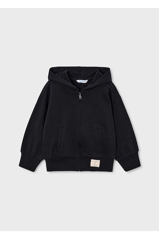 Mayoral Kız Çocuk Fermuarlı Sweatshirt 4449 Siyah