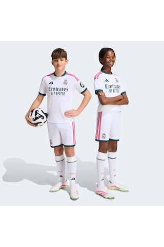 Adidas Real Madrid 26/27 Çocuk Beyaz İç Saha Şortu Kc3949