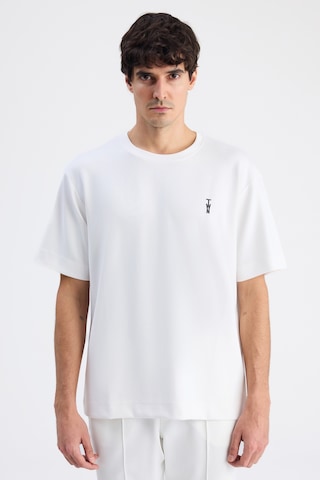 Twn Relaxed Fit Ekru Düz T-shirt 6ec144701535m Çok Renkli