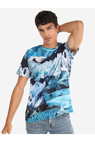 Colin's Colins Mavi Erkek Tshirt K.Kol 001