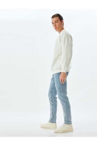 Koton Slim Fit Kot Pantolon - Brad Jean Açık İndigo 5wam40079nd Açık İndigo