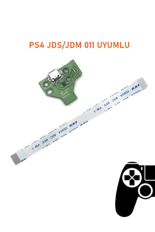 Ps4 V1 Kollar İle Uyumlu Jds Jdm 011 Usb Port Soket & 12 Pın Flex