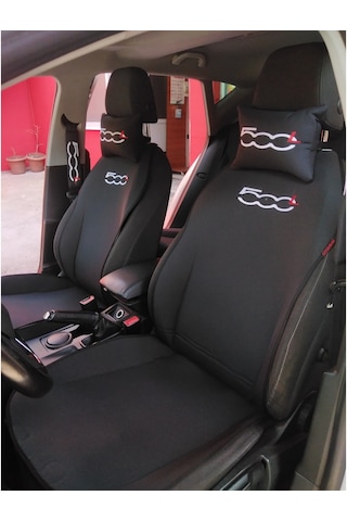 Fiat 500L Nakışlı Ön Ikili Oto Koltuk Kılıfı
