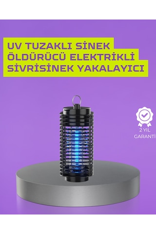 Kapalı Ve Açık Alanlarda Etkili Elektrikli Sivrisinek Katili Uv Işıklı Tuzak