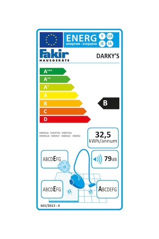 Fakir Darky's 2si 1 Arada Dikey Kablolu Kuru Vakum Süpürgesi